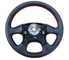 Volant cuir rouge - rouge, vw