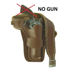 1/6 Battle Gear Toys 496 03 Holster Cattleman Cuir marron clair - Western