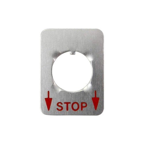 Plaque stop stihl - plaque,
