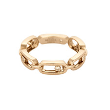 MESSIKA - Move Link Multi - Bague en or rose et diamants