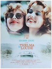 THELMA ET LOUISE Affiche Cinéma Originale ROULEE 53 x 39 cm Poster Ressortie