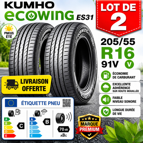 Pneus kumho ecowing - pneus,