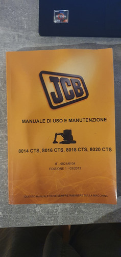 Manuale jcb 8014 - manuale,