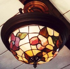 TIFFANY SUSPENSION LAMPE