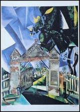 Marc Chagall The Cemetery Gate