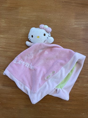 Doudou plat chat hello kitty - hello,