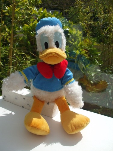 Peluche doudou canard donald - peluche,