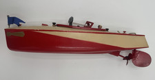 JEP Ruban Bleu No 0 rouge et crème Jouet ancien Bateau superbe état époque 1935