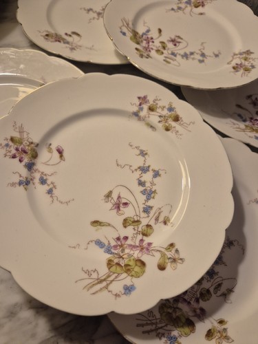 Assiettes fin xixe - 6,