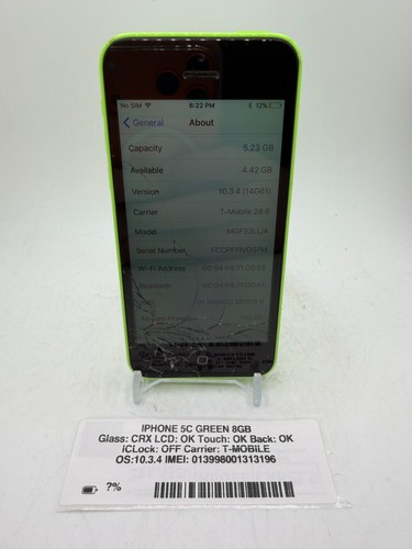 Apple iphone green 8gb - apple,