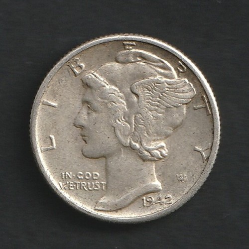 Ww2 dime 10 - cents, argent