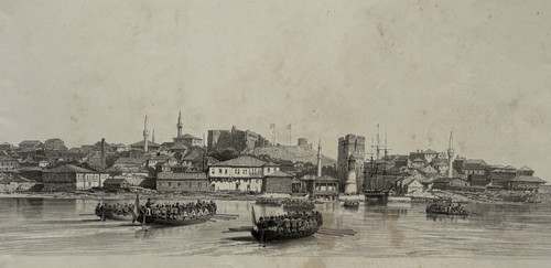 Turquie gallipoli lithographie - gallipoli,