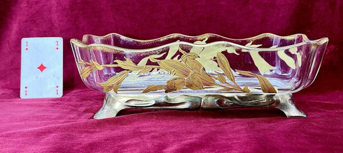 Baccarat gold enamelled - baccarat,