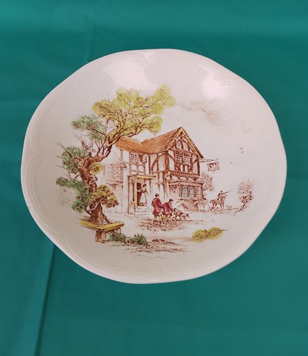Ancien plat rond creux