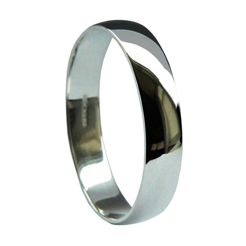 4mm 18ct blanc forme - 18ct,