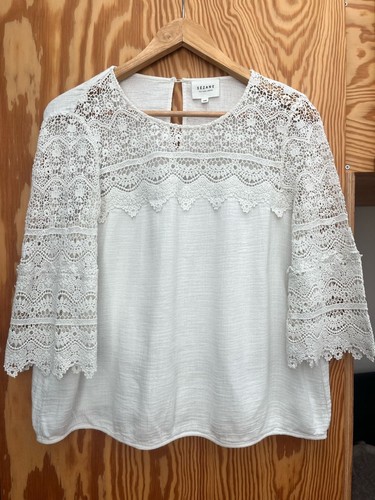Sézane long sleeve white - sézane,