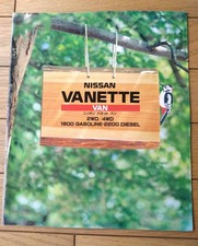 Catalogue Nissan Vanette Van