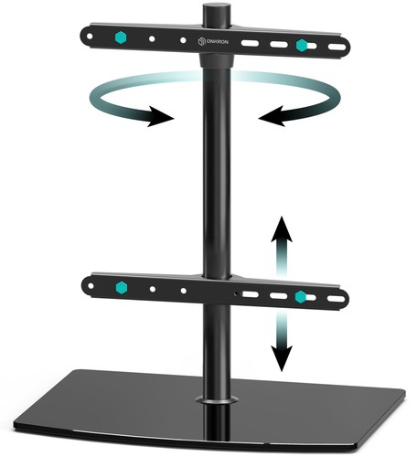 Support sur pied verre - tv,