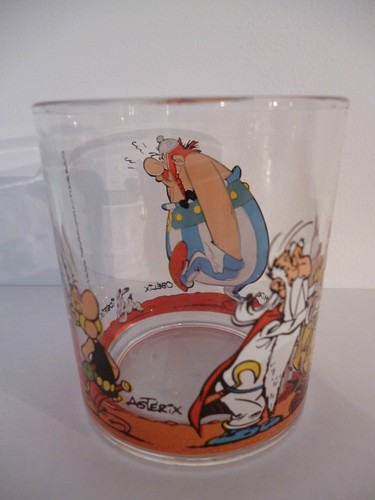 Verre illustré asterix - illustré, "asterix"