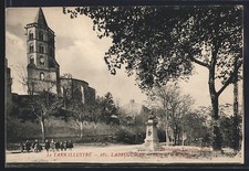 CPA Labruguière, Buste de le Republique 