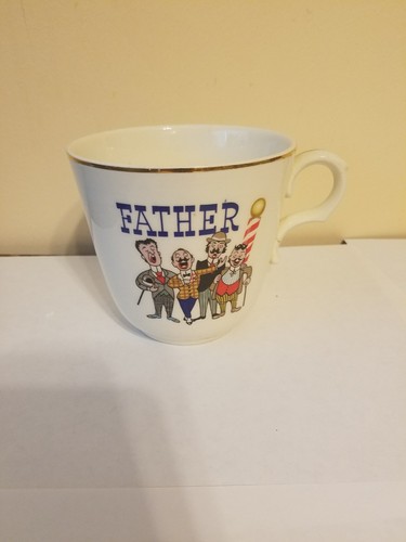 Vintage mustache cup - cup, mug