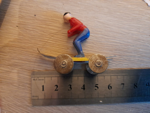 Vintage figurine ski - , à
