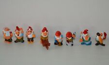 8 petites figurines monobloc KINDER nains Badezimmerwerge Ferrero 1990 91