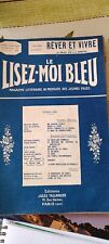 Le Lisez-Moi Bleu magazine 1927 et 1934