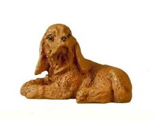 Maison De Poupée Cocker Spaniel Allongé Petit Chien Miniature 1:12 Accessoire