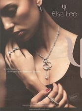 PUBLICITE ADVERTISING 2011 ELSA LEE  Swarovski Zirconia