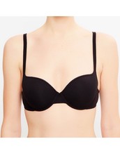 soutien-gorge bleu noir La