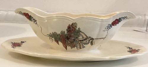 Ancienne sauciere faïence - ancienne,