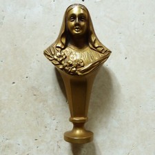 SUPERB & RARE ANTIQUE BRONZE WAX SEAL STAMP signed H BOSER ?