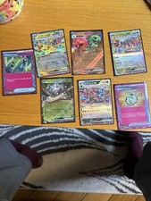 Carte Pokemon Lot De Cartes SV8 5 Ex (Pikachu 033/106) + 2 Cartes Ace Japonaise