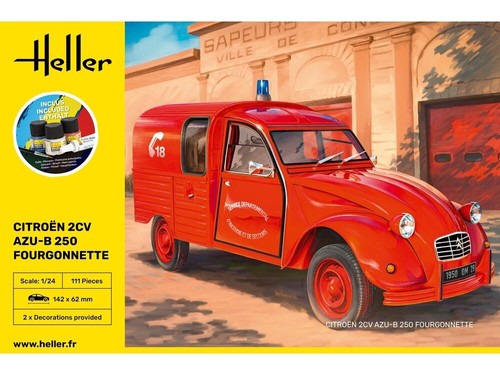 Heller citroen 2cv - citroen,