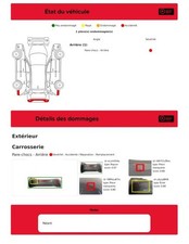 Pare choc arriere PEUGEOT 208