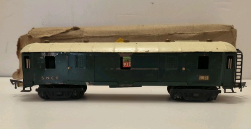 Wagon fourgon vert bogies - fourgon,