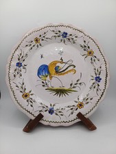 Plat en Terre Polie Peint à