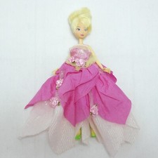 POUPEE STYLE BARBIE ROBE VIOLETTE EN PLASTIQUE JOUET ANCIEN VINTAGE 25 CM MATTEL