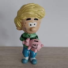 Figurine PLASTOY 2004 DUPUIS - CEDRIC avec sa tirelire - 7cm