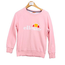 Ellesse Pull Rose Femme taille XS Sweat women pink coton polyester sweatshirt