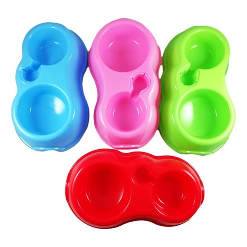 Double bol pour chat chien - double,