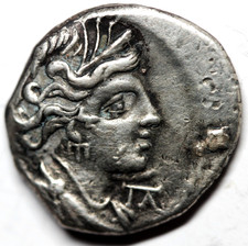 GAULE - MASSALIA - Drachme légère - Artémis - Lion - ΓΑ - 90-49 BC - 2.67 g.