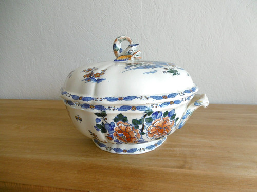 Soupiere faience gien - faience, decor