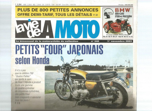 Vie moto n 346 - la, honda