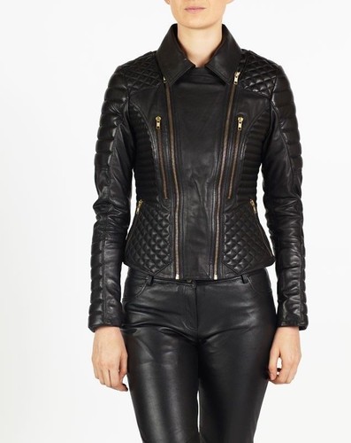Blouson moto matelassé - blouson, de