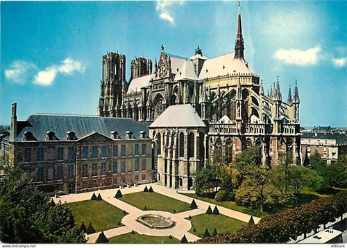 Carte postale reims - -,