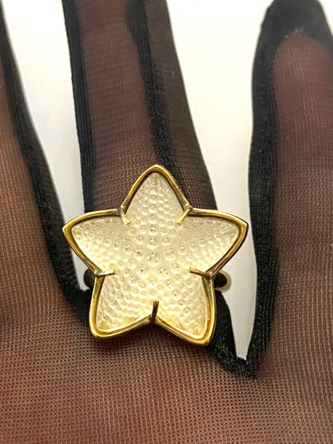 Bague métal doré - métal,