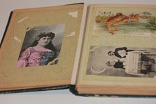 album de cartes postales anciennes 70 CPA Illustrée fantaisie humoristique