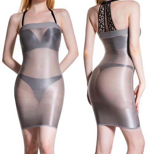 Women sheer shiny strapless - women's,